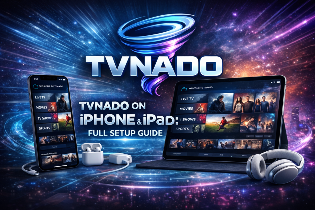 TVNADO for iOS IPTV streaming on iPhone and iPad
